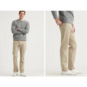 Lucky Brand 223 Straight Coolmax Sand Khaki Jeans Men Sz 38x30 NWT